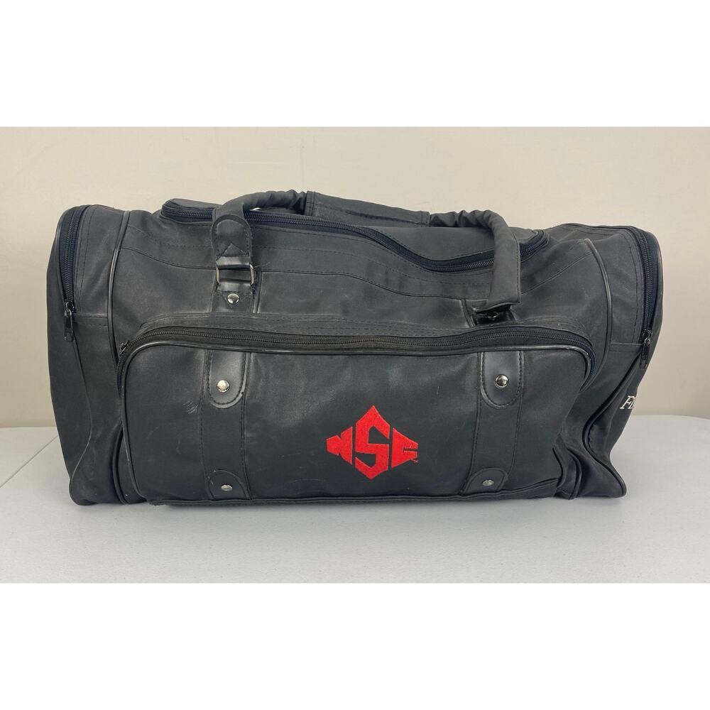 VTG 80s/90s Unbranded NCSU NC State Wolfpack graphic gym travel tote duffle bag